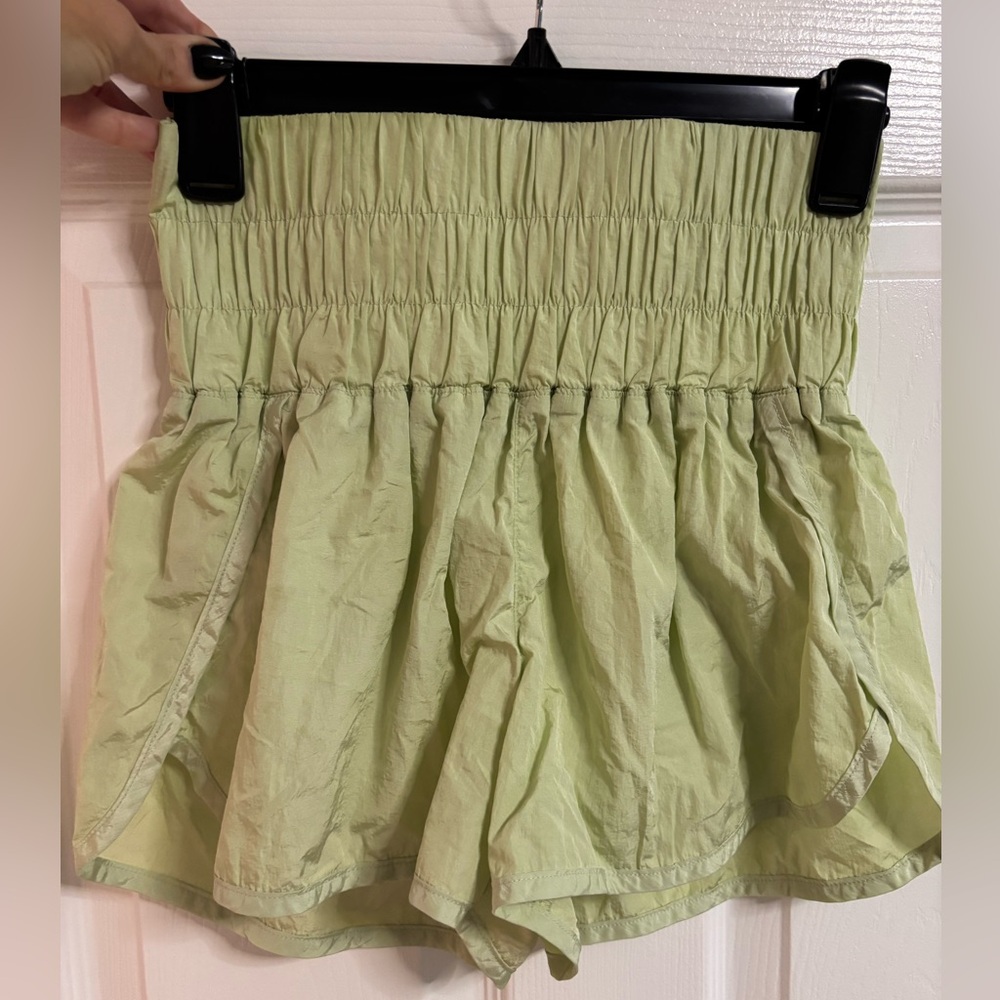 Free People Movement by Free People celery green workout shorts